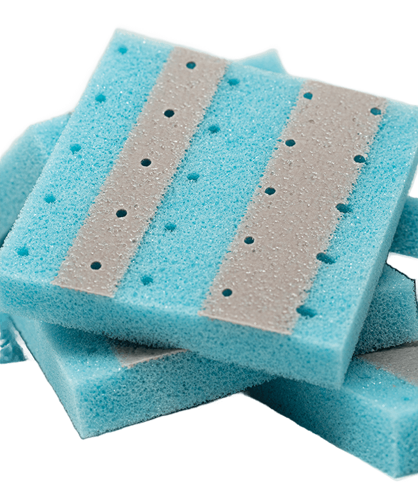 Suitable for application to any polyurethane foam, FutureGel provides a breathable, cooling surface that can be perforated to enhance airflow.